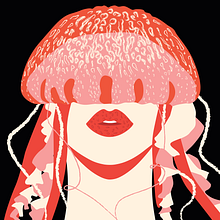 Where She Melts. Ilustração digital, e Design gráfico projeto de tamar_tavelidze_1 - 10.09.2025