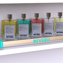 Niviru: colection stand. Product Design, Sketchbook, and 3D Modeling project by Alex Amat Alvarez - 09.15.2025