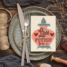 Love Potion Hand Lettering. Lettering, H, Lettering, Digital Lettering, Digital Illustration, and Digital Drawing project by Marie Dautel - 09.15.2025