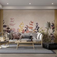 Autumn Leaves Watercolor Wallpaper Mural. Interior Design project by Wallanza wallpaper - 09.16.2025