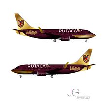 Diseño Gráfico Avión La Vinotinto. Un projet de Design graphique de Jennifer Galviz - 17.09.2025