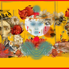 VÉRTEO, uma polifonia. O eixo invisível que sustenta o caos imagético.. Un proyecto de Ilustración digital, Dibujo digital, Diseño digital, Dibujo de Retrato y Vídeo de Ana Virginia Álvares - 17.09.2025