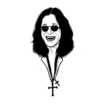 Tribute to Ozzy. Tattoo Design, Traditional illustration, and Digital Illustration project by Svarog Cedeño - 09.17.2025