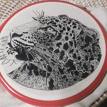 Jaguar bordado. Un proyecto de Dibujo, Bordado, Tejido, Ilustración tradicional, Dibujo realista y Diseño textil de Nadia Sanchez - 17.09.2025