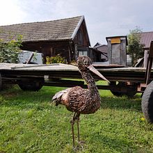 Metalowy bocian. Sculpture project by pykolas2 - 09.17.2025