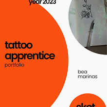 tattoo apprentice portfolio. Digital Illustration, and Creativit project by bea marinas - 09.18.2025