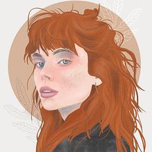 Retrato con Procreate y acuarela Ein Projekt aus dem Bereich Traditionelle Illustration, Vektorillustration, Porträtzeichnung und Digitale Illustration von Julia Guevara - 20.09.2025