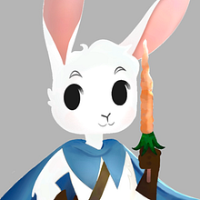 Ben the Bunny Ein Projekt aus dem Bereich Design von Figuren, Digitale Zeichnung, Digitale Illustration und Digitale Malerei von runaway_compass_0m - 22.09.2025