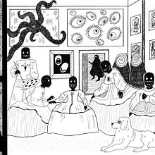 O reflexo das Meninas. Ilustração digital, Ilustração tradicional, e Desenho projeto de covrig_sofia - 26.09.2025