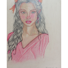 Princesa . Un proyecto de Ilustración tradicional de manu_arte04 - 27.09.2025