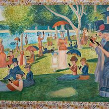 La mia interpretazione distopica di “Una domenica pomeriggio sull'isola della Grande Jatte” di Georges Seurat. Un progetto di Pittura di marta23122 - 27.09.2025