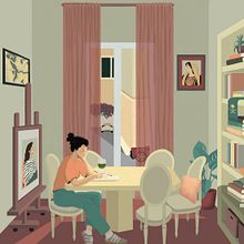 A day of my life. Een project van Digitale illustratie,  Tekening, Redactionele illustratie,  Beeldende kunst, Traditionele illustratie, Stor y telling van arwa_martan - 27.09.2025
