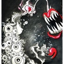 Underwater Love - A Visual Tribute. Un proyecto de Ilustración tradicional, Dibujo, Ilustración con tinta, Cómic, Stor y telling de jjyy789 - 28.09.2025