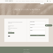 Diseño web para quiromasajista. Web Design projeto de Elena Sáez - 28.09.2025