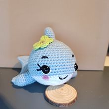Tubarão Amigurumi 🦈🌸. Een project van Haken y  Creativiteit van Filipa Santos - 29.09.2025