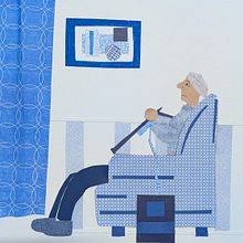 A mãe de um assobiador moderno. Colagem projeto de susart - 29.09.2025