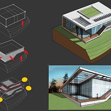 My Architectural Sketch. Architectural Illustration, Architecture, Digital Architecture, Digital Illustration, and Sketching project by Jose Santos - 09.30.2025
