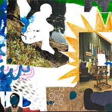 De leegte in de collage. Een project van Collage y Traditionele illustratie van carlotabarberodf - 30.09.2025