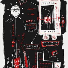 Pijana kobieta. Projekt z dziedziny Sketching, Sztuka miejska, Stor, telling,  R, sunek atramentem, Grafika wektorowa, Ilustracja c, frowa, Portret, R, sunek c, frow,  R, sunek art, st, czn,  Manager art, st, czn, Projektowanie c i frowe użytkownika Francesca Andrea Pappada - 01.10.2025