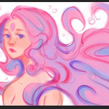 Mystical flow . Un proyecto de Ilustración digital de Amber Labendia - 01.10.2025