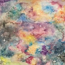 Sky of Dreams. Fine Arts, Painting, Traditional illustration, and Watercolor Painting project by sheaheid - 10.01.2025