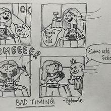 Bad Timing. Een project van Stripboek, Traditionele illustratie, Stor, telling, Verhaallijn, Stor y board van Juan Barona - 02.10.2025