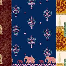 Mughal patterns.. Een project van Textielontwerp, Patroonontwerp,  Ontwerp y  Modeontwerp van Maria Hussain - 02.10.2025
