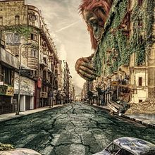 Apocalypse - Fotomontaggio complesso. Projekt z dziedziny Fotomontaż użytkownika Egidio Calabrese Violetta - 02.10.2025