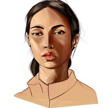 ASIAN GIRL. Un proyecto de Ilustración digital, Dibujo anatómico y Dibujo de Retrato de Xavo Peñafiel - 04.10.2025