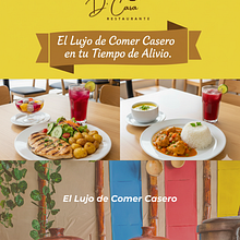 D' Casa: El lujo de comer casero. Een project van Communicatie, Cop, writing, Marketing,  Contentmarketing, Stor y telling van Nadia Perez Almanza - 05.10.2025
