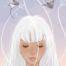 Goddess of Water. Een project van Digitale illustratie, Ontwerp van personages y Digitale tekening van Jaisel B - 05.10.2025