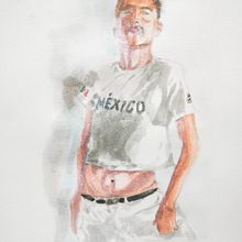 Pintura de Figura Humana en acuarela . Un proyecto de Dibujo anatómico, Bocetado y Pintura a la acuarela de ilustrArístides - 06.10.2025