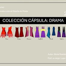 Colección cápsula: Drama. Een project van  Modeontwerp van Silvia Rostán - 06.10.2025