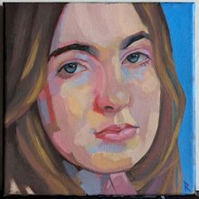 My final oil painting from Jane French's oil painting course.. Een project van  Beeldende kunst,  Olieverfschilderij y Schilderij van rico_art_bass - 07.10.2025