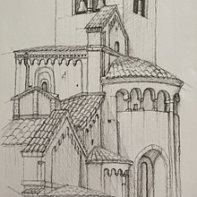 Çizebilmek ruhumu özgür bırakıyor. Architectural Illustration, Drawing, Traditional illustration, Ink Illustration, and Fine Arts project by Behiye Gök Bozkurt - 10.07.2025