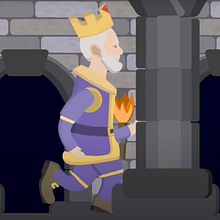 The king's walk. . Een project van 2D-animatie van Sara Algaba Barrios - 07.10.2025