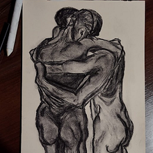 Abraços. Een project van  Tekening y Traditionele illustratie van lulopescorrea - 09.10.2025