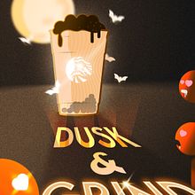 Dusk & Grind Teaser Poster. Un progetto di Design digitale, Illustrazione tradizionale, Illustrazione digitale e Illustrazione vettoriale di Kai Benz - 09.10.2025