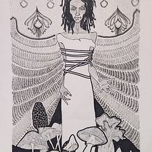 The Black Rock Witch . Un proyecto de Dibujo artístico, Dibujo e Ilustración con tinta de Monique FALCONER - 12.10.2025