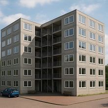 Edificio Central. Projekt z dziedziny 3D,  Architektura, Architektura c, frowa, Architektura wnętrz,  Modelowanie 3D i Wizualizacja architektoniczna użytkownika calvoesteban - 12.10.2025