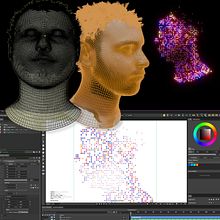 Generative BUST. Un projet de 3D, Animation, Design graphique, Modélisation 3D, Motion design , et Webdesign de Hassaan Tahir - 12.10.2025