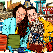 Familia. Esboçado, Desenho, Ilustração digital, e Desenho digital projeto de juan_wilches_1 - 15.10.2025