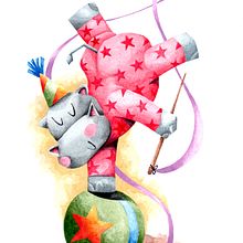 PROYECTO ANIMALES EN EL CIRCO. Character Design, Children's Illustration, Drawing, Painting, and Watercolor Painting project by Daniel Caicedo Restrepo - 10.15.2025