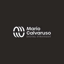 Logo design – Mario Calvaruso, Digital Strategist. Br, ing & Identit project by Gloria Bonì - 10.16.2025