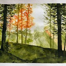 Project 3. Painting, and Watercolor Painting project by zimnylut - 10.16.2025