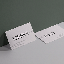 Proyecto de branding para Torres+Polo. Br, ing, Identit, and Communication project by La Tecla Studio - 10.16.2025