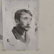 Retrato Sin título . Fine Arts, Drawing, Pencil Drawing, Traditional illustration, Portrait Drawing, Realistic Drawing, Artistic Drawing, Sketching, and Figure Drawing project by gianiamele - 10.17.2025