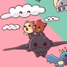 Cómo entrenar a tu dragón version michi . % Yuri Lr tarafından hazırlanan Karakter Tasarımı, Dijital İllüstras, on, Geleneksel illüstras, on, Ve Manga projesi - 10.18.2025