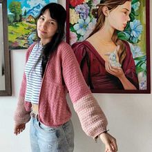 Cardigan Birds . % Yuliana Ávila tarafından hazırlanan Tığ işi, Kendin Yap, Moda Tasarımı, El, af Sanatları, Ve Tekstil Tasarımı projesi - 10.20.2025