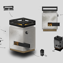 Rocket Stove Concept . % Alex Amat Alvarez tarafından hazırlanan Çizim, Endüstri, el tasarım, Ürün Tasarımı, Ve Eskiz çizimi projesi - 10.20.2025